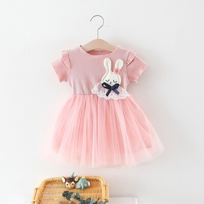Summer Baby Children Dresses Kids Girl Cartoon Rabbit Short Sleeve Infant Kid Princess Dress
Summer Baby Children Dresses Kids Girl Cartoon Rabbit Short Sleeve Infant Kid Princess Dress