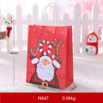 Portable Christmas Gift Holders Tote Bags Kraft Paper Gift Wrapping Bags Containers For Festive Party Supplies
Portable Christmas Gift Holders Tote Bags Kraft Paper Gift Wrapping Bags Containers For Festive Party Supplies