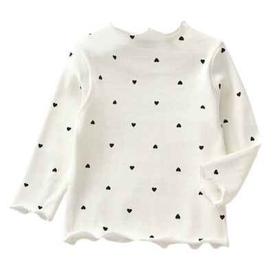 Spring Autumn Girls T-Shirt Cotton Tops Kids Heart Print Tops Children Shirts Long Sleeve Baby Blouse Toddler Bottom Clothing
Spring Autumn Girls T-Shirt Cotton Tops Kids Heart Print Tops Children Shirts Long Sleeve Baby Blouse Toddler Bottom Clothing