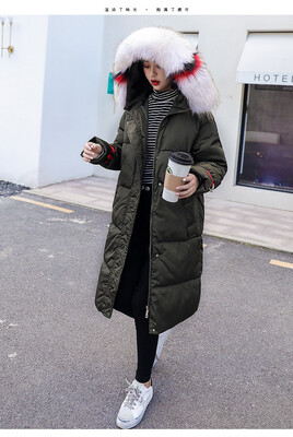 2018 autumn&winter new down womens long long big hair collar thick size Korean version of cotton jacket female fashion
2018 autumn&winter new down womens long long big hair collar thick size Korean version of cotton jacket female fashion