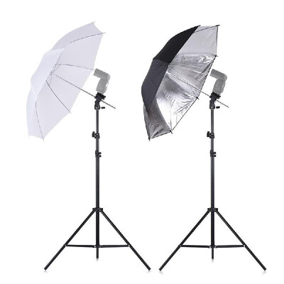 Andoer Off Camera Double Speedlight Flash Shoe Mount Swivel Soft Umbrella Kit 2 2m Light Stand 2 83cm Translucent White Soft
Andoer Off Camera Double Speedlight Flash Shoe Mount Swivel Soft Umbrella Kit 2 2m Light Stand 2 83cm Translucent White Soft