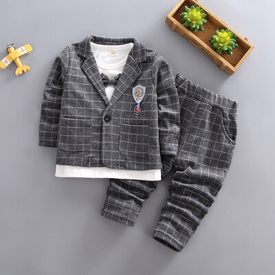 Autumn Baby Boy Long Sleeve Gentleman Soft Cotton Shirt TopsPlaid CoatsLong Pants Trousers Toddler Outfits
Autumn Baby Boy Long Sleeve Gentleman Soft Cotton Shirt TopsPlaid CoatsLong Pants Trousers Toddler Outfits