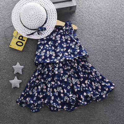 Summer Newborn Toddler Girls Floral Tutu Dress Vestidos Kids Baby Girl Princess Dresses Sundress Hats 2PCS Clothing Set Sunsuit
Summer Newborn Toddler Girls Floral Tutu Dress Vestidos Kids Baby Girl Princess Dresses Sundress Hats 2PCS Clothing Set Sunsuit