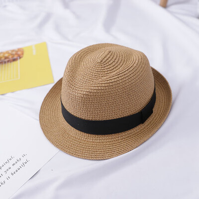 Unisex Summer Straw Hat Hand-Weaved Breathable Casual Beach Cap Flat Cute Caps 4-8Y Lovely Toddler Jazz Hat
Unisex Summer Straw Hat Hand-Weaved Breathable Casual Beach Cap Flat Cute Caps 4-8Y Lovely Toddler Jazz Hat