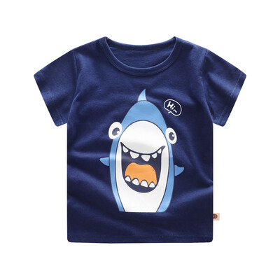 Summer Baby Toddler Boy Girl Cotton Short Sleeve T-shirt Cartoon Print Bottom Tops Shirts Comfortable For Dressing
Summer Baby Toddler Boy Girl Cotton Short Sleeve T-shirt Cartoon Print Bottom Tops Shirts Comfortable For Dressing