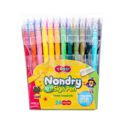 Korea East Asia DONG-A 24 color Amoy volatile wax pen washable student painting graffiti mark hook line pen 24 color set NS055-24 imported
Korea East Asia DONG-A 24 color Amoy volatile wax pen washable student painting graffiti mark hook line pen 24 color set NS055-24 imported