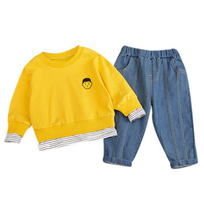 Autumn New Baby Boy Clothes 0-4T Toddler Fashion Casual Cute Long Sleeve Cartoon Pattern Sweatshirt And Pants 2pcs Sets
Autumn New Baby Boy Clothes 0-4T Toddler Fashion Casual Cute Long Sleeve Cartoon Pattern Sweatshirt And Pants 2pcs Sets