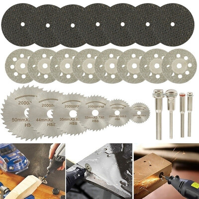 Professional Rotary Tools Diamond Cutting Wheels Kit Mini Circular Saw Blade for Dremel Rotary Tool Die Grinder Metal Cut Off Disc
Professional Rotary Tools Diamond Cutting Wheels Kit Mini Circular Saw Blade for Dremel Rotary Tool Die Grinder Metal Cut Off Disc