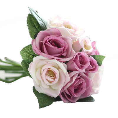Gobestart 9 Heads Artificial Silk Fake Flowers Leaf Rose Wedding Floral Decor Bouquet
Gobestart 9 Heads Artificial Silk Fake Flowers Leaf Rose Wedding Floral Decor Bouquet