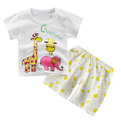 Summer Children Baby Girls Casual Cartoon Pattern Short Sleeve Tops T-shirtShorts Suits Costume Set
Summer Children Baby Girls Casual Cartoon Pattern Short Sleeve Tops T-shirtShorts Suits Costume Set