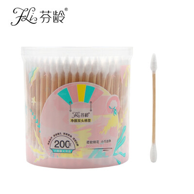 Fen Ling white pointed round head 2 in 1 double head cotton swab cotton swab ear nose cleaning cotton swab 200
Fen Ling white pointed round head 2 in 1 double head cotton swab cotton swab ear nose cleaning cotton swab 200