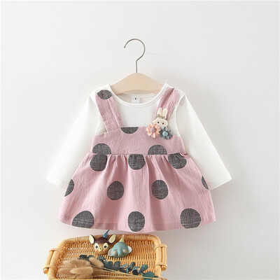 Spring Autumn Baby Children Dresses Girl Long Sleeve Cotton Cute Big Dot Dress Infant Kid Princess Dress
Spring Autumn Baby Children Dresses Girl Long Sleeve Cotton Cute Big Dot Dress Infant Kid Princess Dress