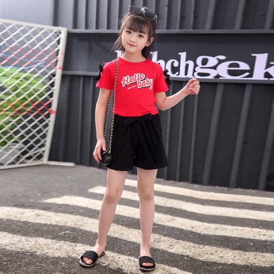 2019 New Summer Baby Girls Casual Short Sleeve Letter Print T-shirt TopsShorts Suits Costume Set
2019 New Summer Baby Girls Casual Short Sleeve Letter Print T-shirt TopsShorts Suits Costume Set