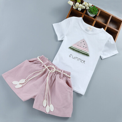 Summer Baby Girls Clothes Set ChildrenS Clothing Fruit T-Shirt Shorts Suit Clothing Set Girls Suits
Summer Baby Girls Clothes Set ChildrenS Clothing Fruit T-Shirt Shorts Suit Clothing Set Girls Suits