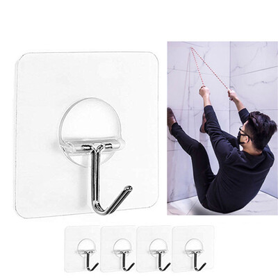 Gobestart Strong Transparent Suction Cup Sucker Wall Hooks Hanger For Kitchen Bathroom 4pc
Gobestart Strong Transparent Suction Cup Sucker Wall Hooks Hanger For Kitchen Bathroom 4pc