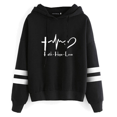 New Autumn And Winter Women Teen Girl Casual Hoodie Faith Hope Love Printed Hooded Sweatshirt Pullover Tops
New Autumn And Winter Women Teen Girl Casual Hoodie Faith Hope Love Printed Hooded Sweatshirt Pullover Tops