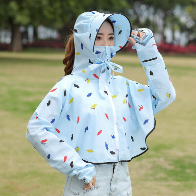 Summer Ladies Sunscreen Clothes Korean Version Sunscreen Clothes with Connected Caps
Summer Ladies Sunscreen Clothes Korean Version Sunscreen Clothes with Connected Caps