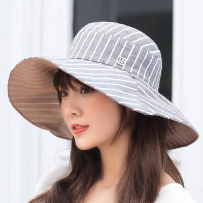 Cotton&hemp hat female spring&summer sunshade hat outdoor sun hat eaves wear large stripes sunscreen hat basin hat
Cotton&hemp hat female spring&summer sunshade hat outdoor sun hat eaves wear large stripes sunscreen hat basin hat