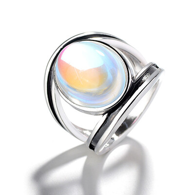 Vintage 925 Sterling Silver Natural Rainbow Moonstone Gemstone Ring Wedding Ring Engagement Ring
Vintage 925 Sterling Silver Natural Rainbow Moonstone Gemstone Ring Wedding Ring Engagement Ring