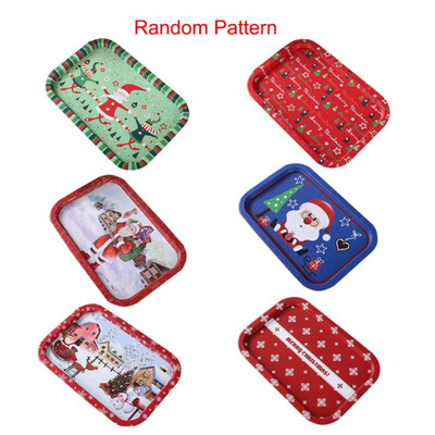 Christmas Decorative Tinplate Storage Tray Food Serving Plate Fruit Tray Holiday Home Organizer Decorations Random Pattern
Christmas Decorative Tinplate Storage Tray Food Serving Plate Fruit Tray Holiday Home Organizer Decorations Random Pattern