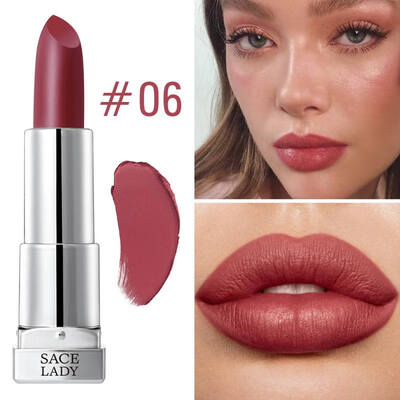 Sexy 9 Colors Silky Matte Lipstick Makeup Waterproof Pigmented Lip Stick Long-lasting Lips Make Up Cosmetics
Sexy 9 Colors Silky Matte Lipstick Makeup Waterproof Pigmented Lip Stick Long-lasting Lips Make Up Cosmetics