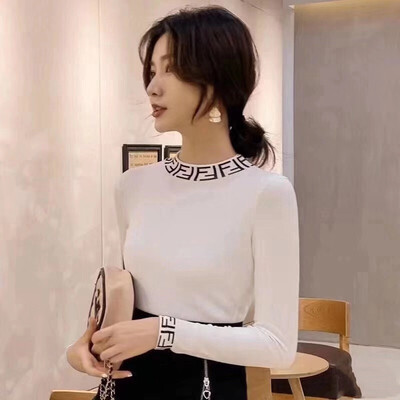 Sweater Women Spring Autumn Knitted Turtleneck Letter Embroidery Sweaters Knitwear Elasticity Casual Knit Jumper Slim Pullovers
Sweater Women Spring Autumn Knitted Turtleneck Letter Embroidery Sweaters Knitwear Elasticity Casual Knit Jumper Slim Pullovers