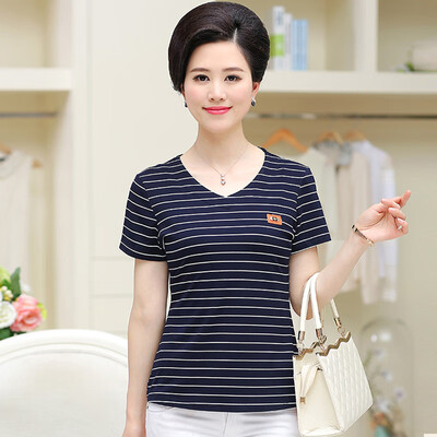 Yu Zhaolin 2019 new middle-aged womens large size shirt mother wear casual sports t-shirt YWMM191370 long sleeve navy blue
Yu Zhaolin 2019 new middle-aged womens large size shirt mother wear casual sports t-shirt YWMM191370 long sleeve navy blue