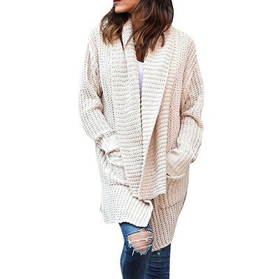 Women Plus Size Autumn Winter Long Sleeve Fashion Solid Open Front Knit Sweater Knitwear Outwear Coat
Women Plus Size Autumn Winter Long Sleeve Fashion Solid Open Front Knit Sweater Knitwear Outwear Coat