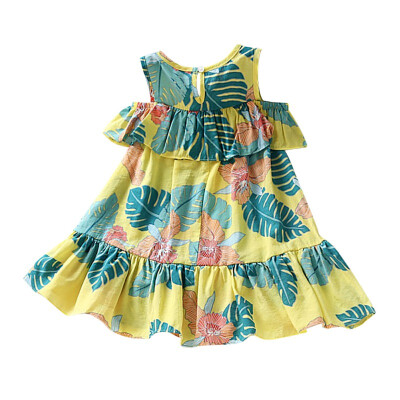 Girls Kids Children Casual Summer Short A-Line Draped Knee-Length Petal Sleeve Crew Neck Cotton Print Dress
Girls Kids Children Casual Summer Short A-Line Draped Knee-Length Petal Sleeve Crew Neck Cotton Print Dress