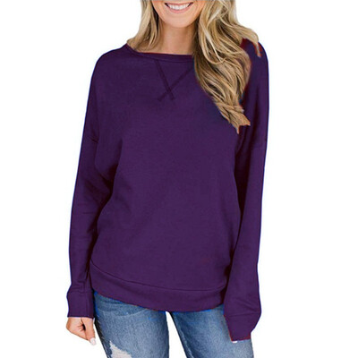 Casual Women Female Spiral Neckline Round Collar Long Sleeves Solid Color Fashion Casual T-shirt Sweatershirt
Casual Women Female Spiral Neckline Round Collar Long Sleeves Solid Color Fashion Casual T-shirt Sweatershirt