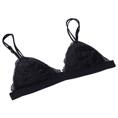 ROPALIA Women Solid Floral Sheer Lace Bra One Piece Wireless Cute Ladies Crop Top Female Lingerie
ROPALIA Women Solid Floral Sheer Lace Bra One Piece Wireless Cute Ladies Crop Top Female Lingerie