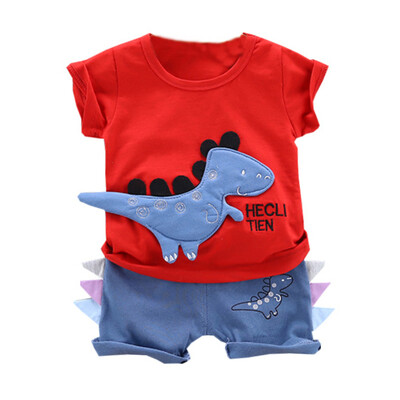 Dinosaur Baby Boys Clothes set Short Sleeve Print T-shirtCartoon Shorts Children Casual Outfits Kids Clothes Sets
Dinosaur Baby Boys Clothes set Short Sleeve Print T-shirtCartoon Shorts Children Casual Outfits Kids Clothes Sets