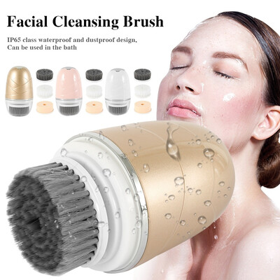 Beauty Sonic Vibrating Electric Facial Cleaning Brush Electric Device Spa Brush Skin Care Massage Machine
Beauty Sonic Vibrating Electric Facial Cleaning Brush Electric Device Spa Brush Skin Care Massage Machine