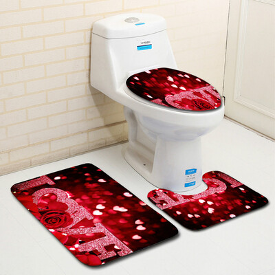 〖Follure〗3PCS Valentines Day Pattern Non Slip Toilet Seat Cover Rug Bathroom Set Decor
〖Follure〗3PCS Valentines Day Pattern Non Slip Toilet Seat Cover Rug Bathroom Set Decor
