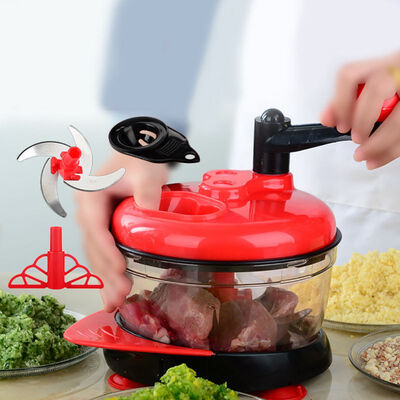 NORBI Kitchen Powerful Manual Meat Grinder Hand-power Food Chopper Mincer Mixer Blender to Chop Meat Fruit Vegetable Nuts Herbs
NORBI Kitchen Powerful Manual Meat Grinder Hand-power Food Chopper Mincer Mixer Blender to Chop Meat Fruit Vegetable Nuts Herbs
