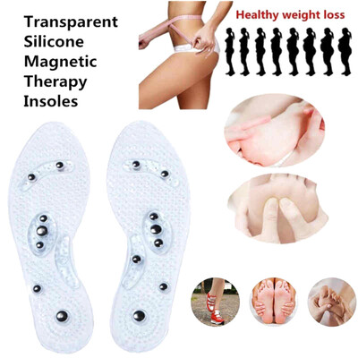 1 Pair Men and Women Fashion Magnetic Therapy Insole Transparent Silicone Anti-fatigue Health Care Insole
1 Pair Men and Women Fashion Magnetic Therapy Insole Transparent Silicone Anti-fatigue Health Care Insole