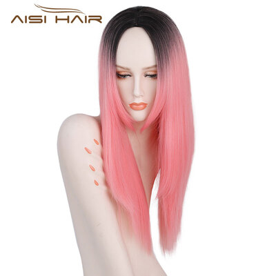 AISI HAIR Синтетический длинный прямой парик Косплей Розовый 60Cm Парики Устойчивый к теплу
AISI HAIR Синтетический длинный прямой парик Косплей Розовый 60Cm Парики Устойчивый к теплу