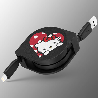 Hello Kitty Apple retractable cable iPhoneX / 8/7/6 / 6s Plus / iPad charging line cartoon cute concentric Hello Kitty
Hello Kitty Apple retractable cable iPhoneX / 8/7/6 / 6s Plus / iPad charging line cartoon cute concentric Hello Kitty