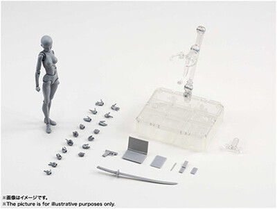 SHFiguarts BODY KUN / BODY CHAN body-chan body-kun Grey Color Ver. Black PVC Action Figure Collectible Model Toy
SHFiguarts BODY KUN / BODY CHAN body-chan body-kun Grey Color Ver. Black PVC Action Figure Collectible Model Toy