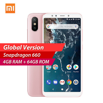 Global Version Xiaomi A2 Mobile Phone 599inch FHD Display 4GB32GB Snapdragon 660 Android One OS 20MP AI Cameras 3010mAh Fingerp
Global Version Xiaomi A2 Mobile Phone 599inch FHD Display 4GB32GB Snapdragon 660 Android One OS 20MP AI Cameras 3010mAh Fingerp