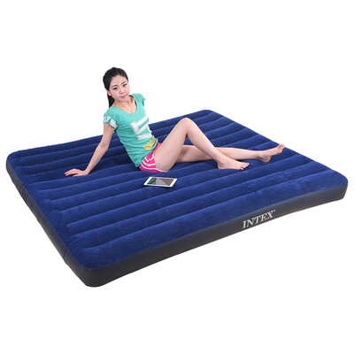 INTEX 68755 Flocking Banded Double Triple Extra Air Mattress Double Inflatable Bed
INTEX 68755 Flocking Banded Double Triple Extra Air Mattress Double Inflatable Bed