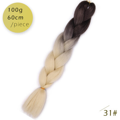 AISI HAIR 100g / pcs 24inch Kanekalon гигантский косы Волосыломбер Две тонныЦветные синтетические волосы для кукол Вязание крю
AISI HAIR 100g / pcs 24inch Kanekalon гигантский косы Волосыломбер Две тонныЦветные синтетические волосы для кукол Вязание крю