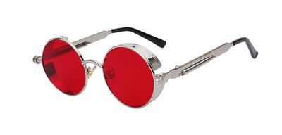 Round Metal Sunglasses Steampunk Men Women Fashion Glasses Brand Designer Retro Vintage Sunglasses UV400
Round Metal Sunglasses Steampunk Men Women Fashion Glasses Brand Designer Retro Vintage Sunglasses UV400