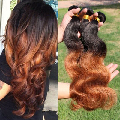 Brazilian Body Wave Ombre Human Hair Weaves 1b 30 2 tone color Hair Extensions No Shedding Tangle Free Can be Dyed
Brazilian Body Wave Ombre Human Hair Weaves 1b 30 2 tone color Hair Extensions No Shedding Tangle Free Can be Dyed