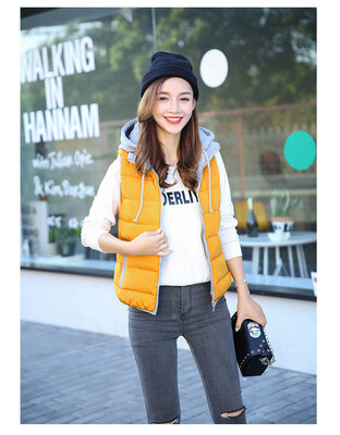 2017 autumn and winter new feather cotton vest female short section Korean version of the self-cultivation hooded wild shoulder ho
2017 autumn and winter new feather cotton vest female short section Korean version of the self-cultivation hooded wild shoulder ho