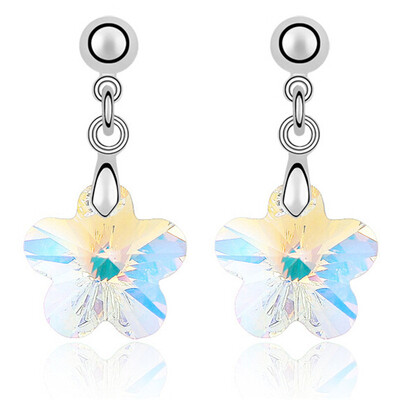 Austrian Crystal Flower Dangle Earrings For Women Silvet Color Drop Earrings Fashion Jewelry Friendship Party Gift 3658
Austrian Crystal Flower Dangle Earrings For Women Silvet Color Drop Earrings Fashion Jewelry Friendship Party Gift 3658
