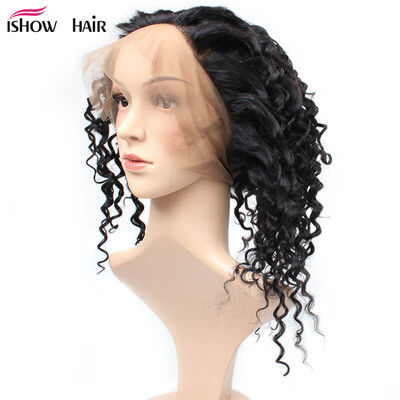 Ishow Hot Selling Brazilian Virgin Hair Deep wave 360 Frontal Lace Closure Free Part Cheap Human Hair
Ishow Hot Selling Brazilian Virgin Hair Deep wave 360 Frontal Lace Closure Free Part Cheap Human Hair