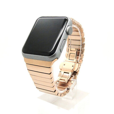 Stainless Steel Butterfly Buckle Metal Straps for Apple Watch band 38mm42mm Metal Link Strap for iwatch Series 3 2 1
Stainless Steel Butterfly Buckle Metal Straps for Apple Watch band 38mm42mm Metal Link Strap for iwatch Series 3 2 1
