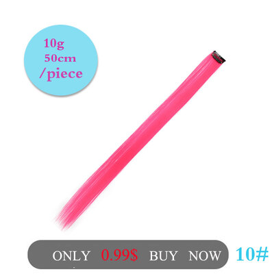 One Colorful Piece Clip On Hair Extensions Ombre Synthetic Hair Hairpieces For Women 50CM Long Straight Hair
One Colorful Piece Clip On Hair Extensions Ombre Synthetic Hair Hairpieces For Women 50CM Long Straight Hair