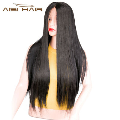 AISI AHIR 26"Long Straigtht Black Lace Front Synthetic Wig with Baby Hair African American Braided Wigs for Women
AISI AHIR 26"Long Straigtht Black Lace Front Synthetic Wig with Baby Hair African American Braided Wigs for Women